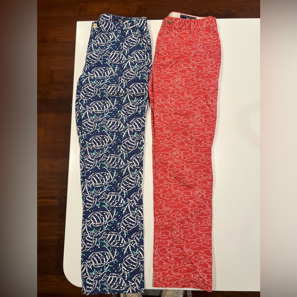 TWO Men’s slim fit vineyard vines bleaker pants  34/32
